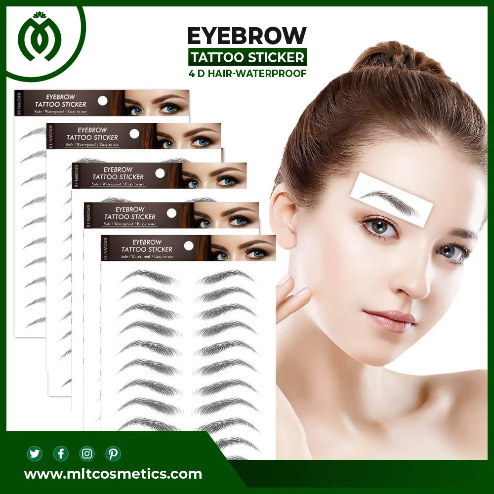 4D Hair-like Eyebrows Waterproof Eyebrow Tattoo Sticker
