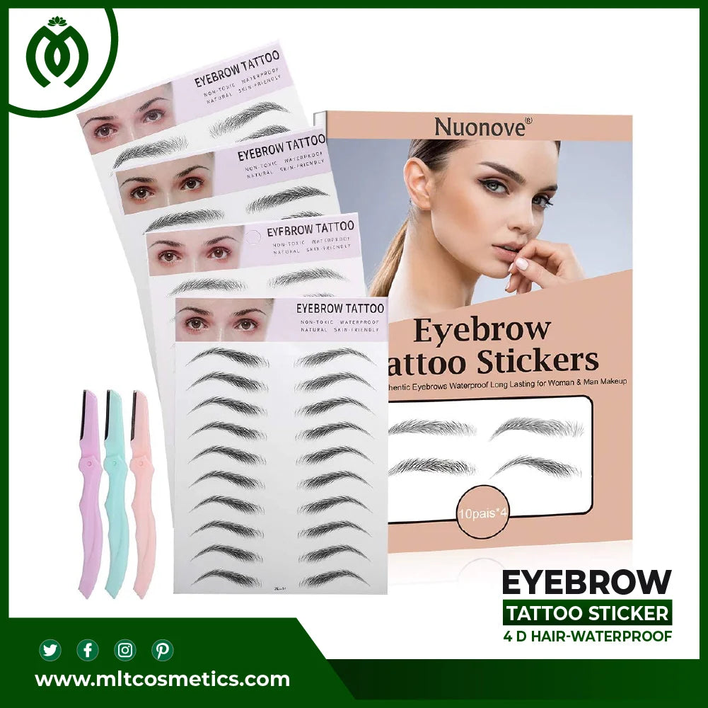 4D Hair-like Eyebrows Waterproof Eyebrow Tattoo Sticker