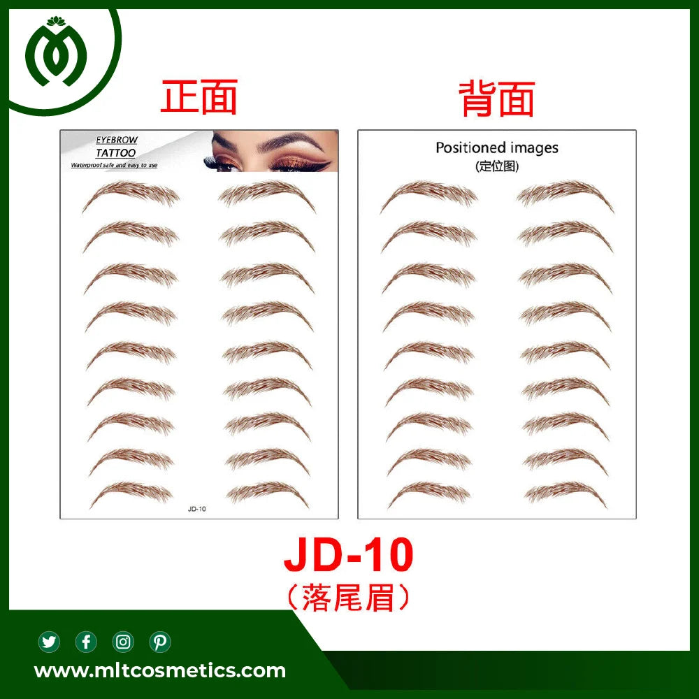 Hair-like Eyebrows Makeup