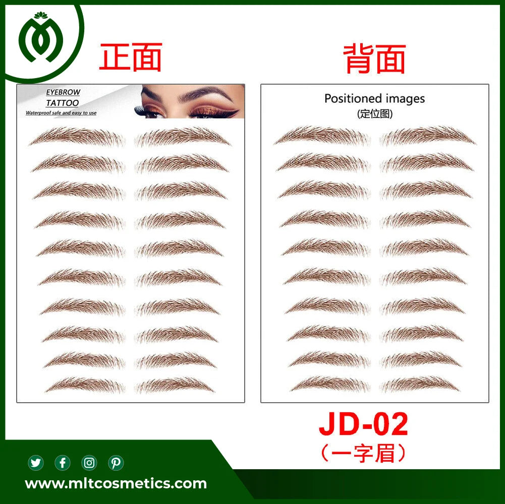Hair-like Eyebrows Makeup