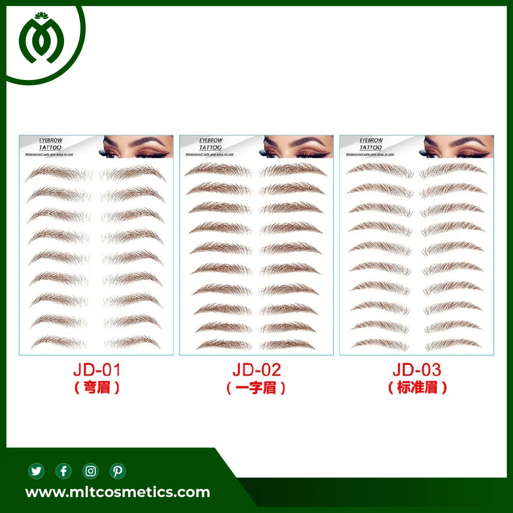 Hair-like Eyebrows Makeup