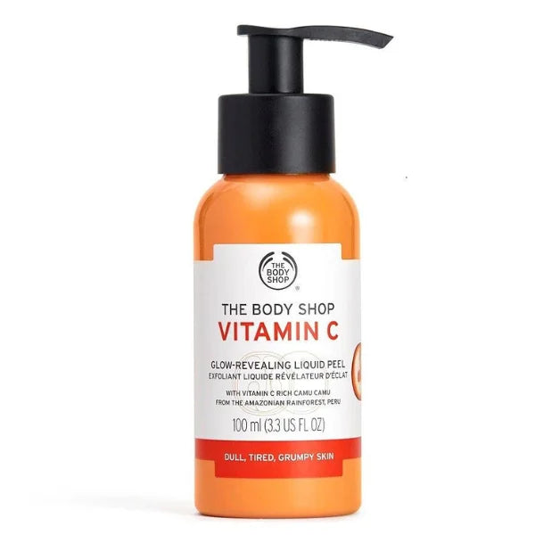 Body Shop Vitamin C Glow-Revealing Liquid Peel healthy skin I Body Shop Vitamin C