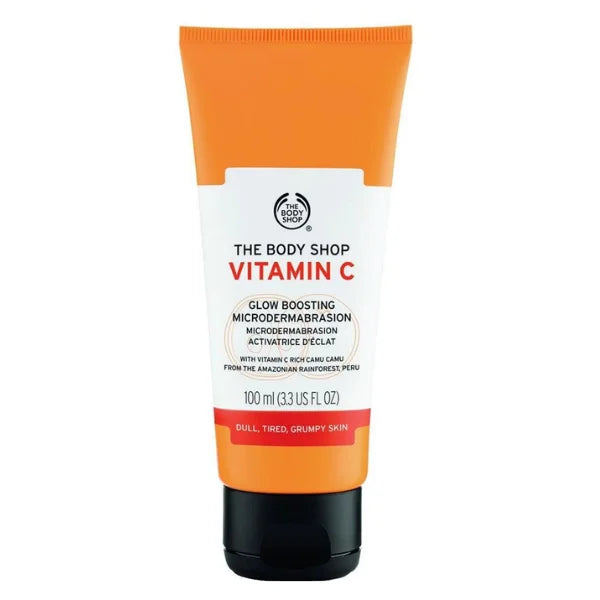 Body Shop Vitamin C Microdermabrasion GLOW BOOSTING 100ml I body shop vitamin c