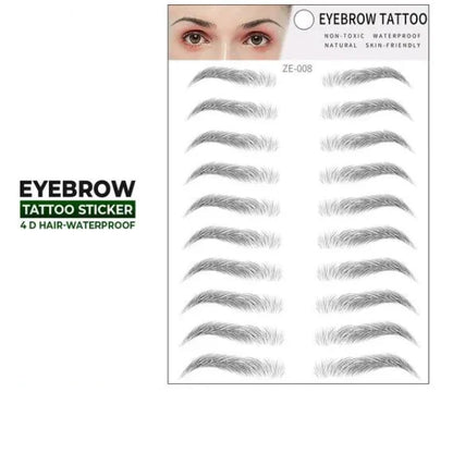 4D Hair-like Eyebrows Waterproof Eyebrow Tattoo Sticker