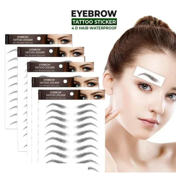 4D Hair-like Eyebrows Waterproof Eyebrow Tattoo Sticker