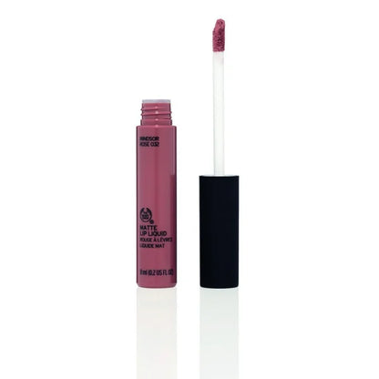  The Body Shop Matte Lip Liquid Windsor Rose 032 I Body Shop Matte Lip Liquid Windsor