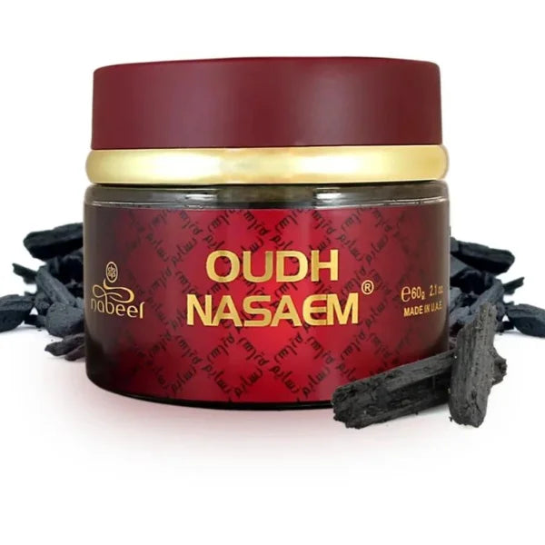 Nabeel Oudh perfumes Sandalwood Longlasting Nasaem Bakhoor Incense 60g