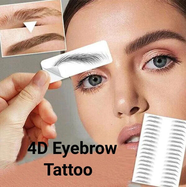 3D Hair-like Eyebrows Tattoo Sticker ZX - Lasting Waterproof Makeup