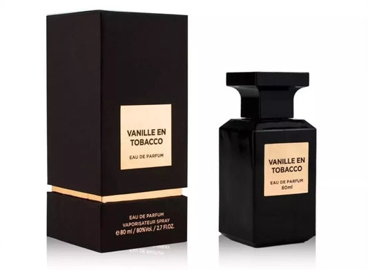 Vanille En Tobacco 80ml EDP By Fragrance World Strong Scent Ideal Gift